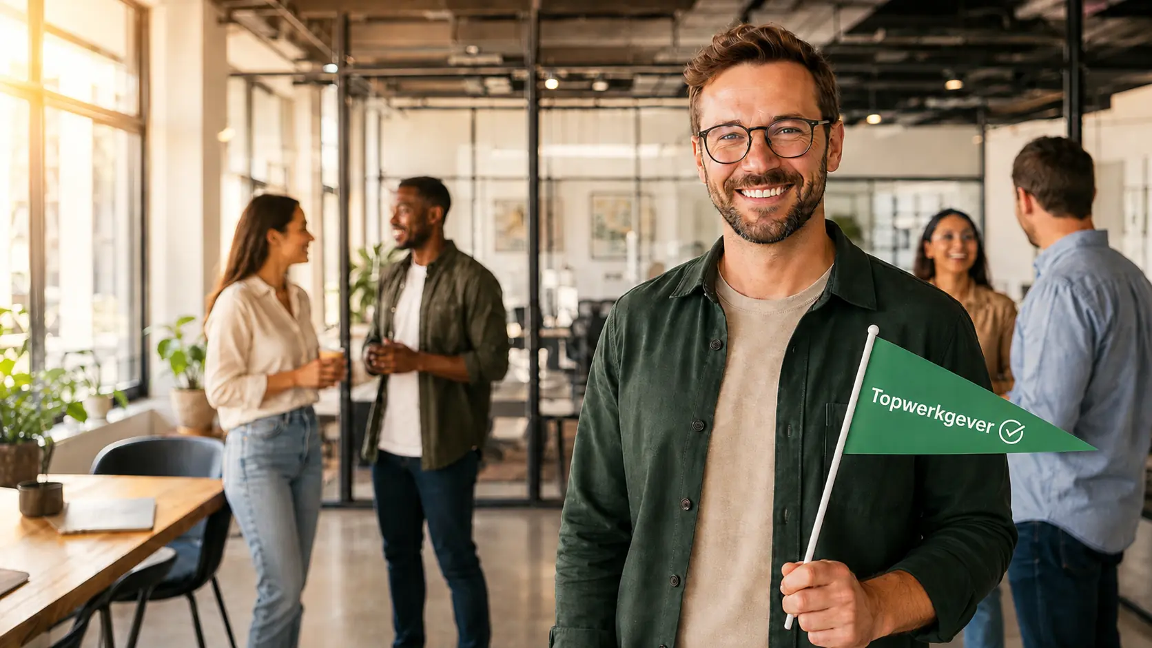 Green flags voor topwerkgever Green flags