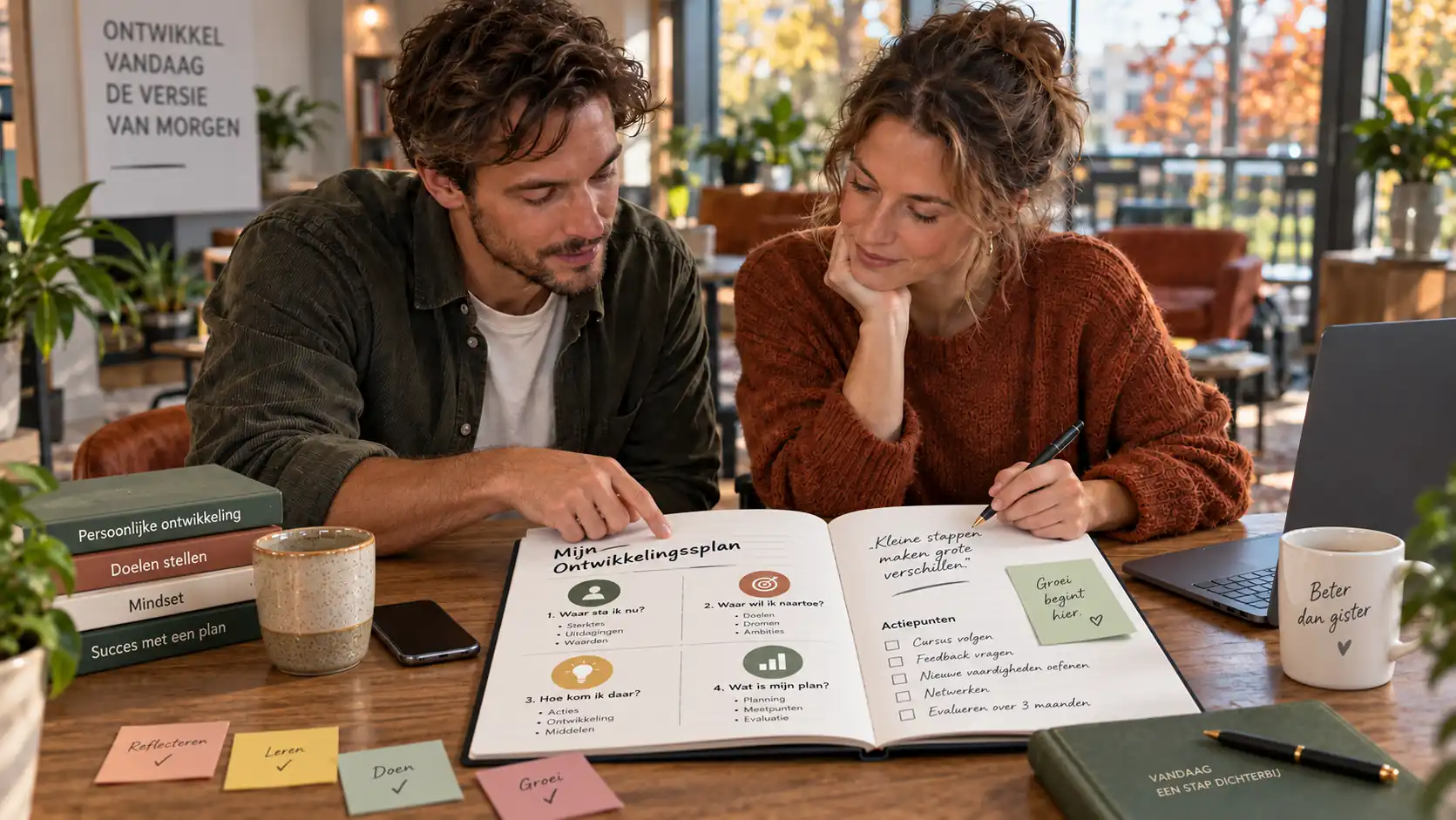 ontwikkelingsplan-max100kb Een persoonlijk ontwikkelingsplan maken tijdens pop-gesprek.