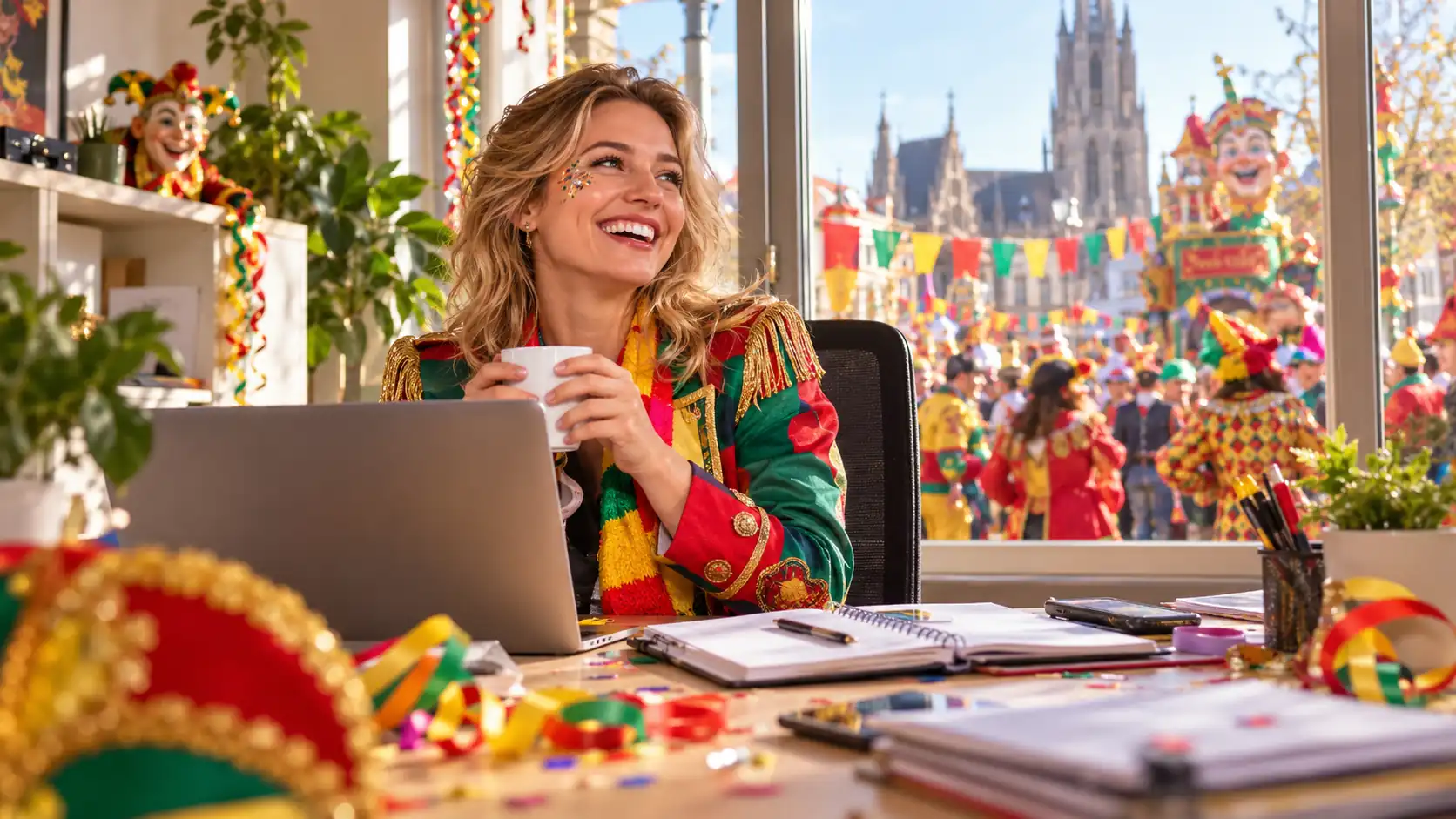 Verlof met carnaval (of toch werken)
