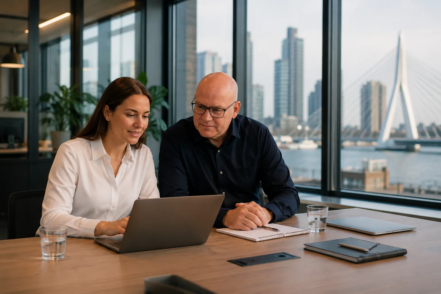 Collega's-skyline-Rotterdam Collega's-skyline-Rotterdam